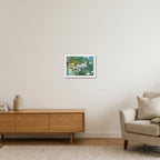 Die Erde  — A4 (30×21cm, 12×8") White Frame