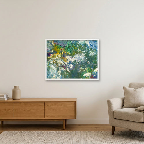 Die Erde  — 80×60cm, 31×24" White Frame
