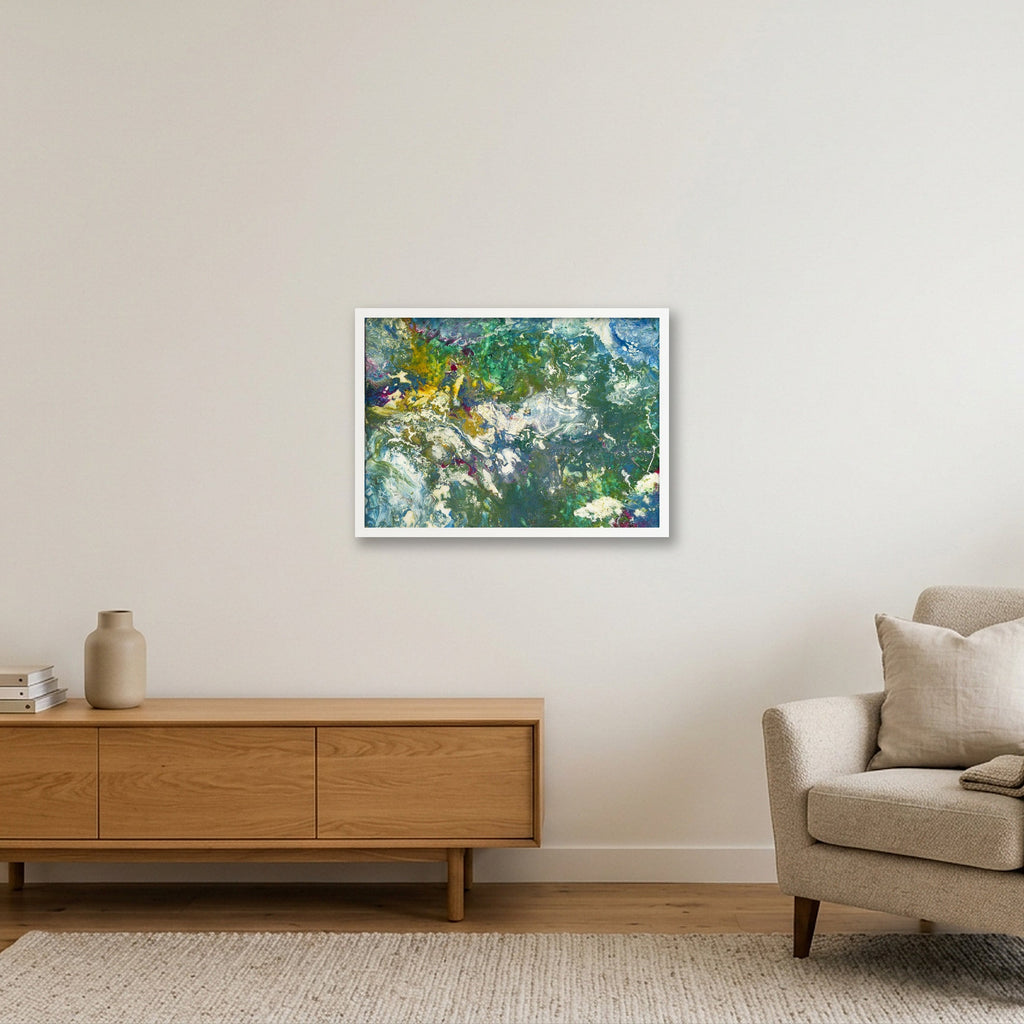 Die Erde  — 59×42cm, 23×17" White Frame