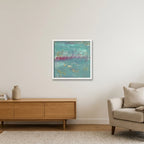 Der Neuanfang — 50×50cm, 20×20" White Frame